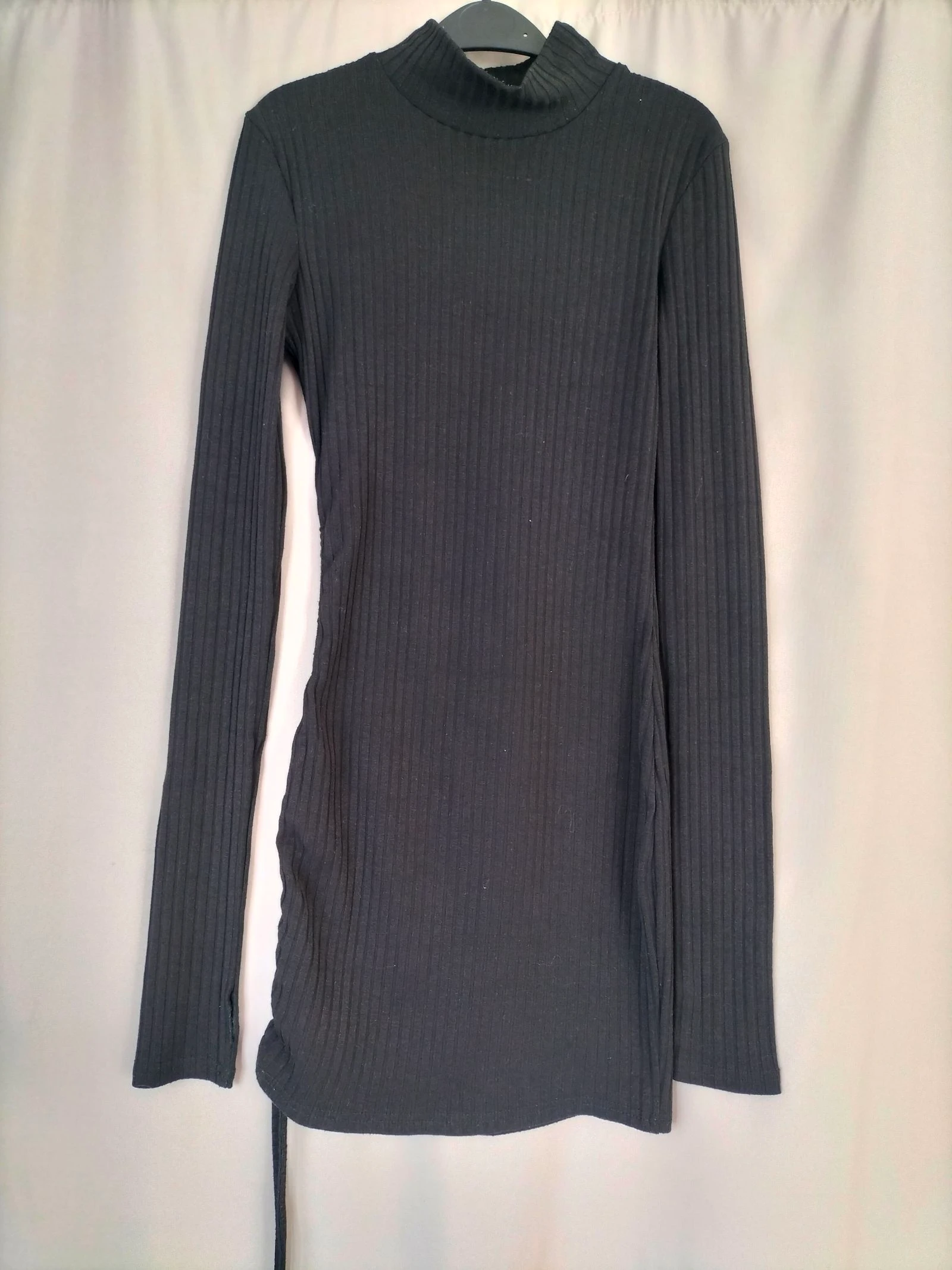 Black Ribbed Sweater Dress S (Also fits XS) | Brandless | Very good condition | Black – photo 2